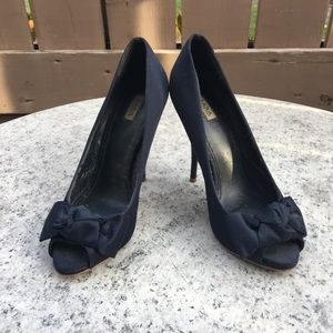 Cute Open Toe Black Zara Heels Sz 6